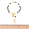 304 Stainless Steel Link Chain Bracelets BJEW-A032-05G-3