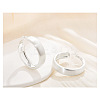 Brass Ring Hoop Earrings for Women EJEW-A121-17B-S-1