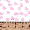 Transparent Inside Colours Glass Seed Beads SEED-T007-11H-4
