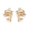 304 Stainless Steel Pendants STAS-I138-13G-2