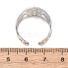 304 Stainless Steel Cuff Open Rings RJEW-P181-02E-A-5