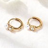 304 Stainless Steel Round Hoop Earrings EJEW-H172-01G-2