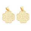Rack Plating Brass Pendants KK-A185-02G-2