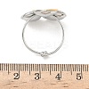 304 Stainless Steel Cuff Rings RJEW-D338-03C-GP-3