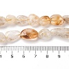 Natural Citrine(Heated) Beads Strands G-G146-A10-02-5