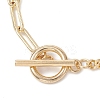 Brass Charm Bracelets BJEW-JB13362-4