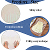 10 Yards Lucency Polyester Pleated Lace Trim OCOR-GF0004-74F-5