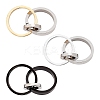 3Pcs 3 Color 304 Stainless Steel Interlocking Ring Pendants STAS-UN0032-56-1