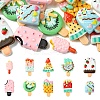 20Pcs 10 Styles Resin Cabochons CRES-YW0001-30-1