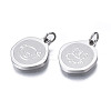 Non-Tarnish 304 Stainless Steel Charms STAS-N097-223P-3