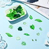 300Pcs 10 Styles Transparent Acrylic Pendants OACR-SC0002-48-7
