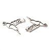 Non-Tarnish 201 Stainless Steel Pendants STAS-K251-047P-2