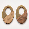 Resin & Walnut Wood Pendants RESI-S384-001A-A02-1