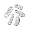 100Pcs 5 Styles 304 Stainless Steel Charms STAS-FP0001-04-1