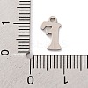 Non-Tarnish 201 Stainless Steel Charms STAS-U016-01P-F-3