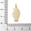 Brass Enamel Ice Cream Pendants KK-P323-01B-G-3