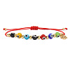 Brass & 304 Stainless Steel Charm Bracelets BA3044-4-1