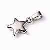 Non-Tarnish 304 Stainless Steel Charms X-STAS-I127-067P-2