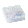 8 Colors Transparent Spray Painted Glass Beads GLAA-FS0001-85-6