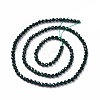Synthetic Green Goldstone Beads Strands X-G-L581A-004C-3