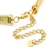 304 Stainless Steel Mesh Chain Choker Necklaces for Women NJEW-U012-03G-02-4