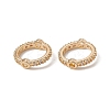 Brass Micro Pave Cubic Zirconia Bead Frames KK-A171-05G-03-1