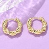 Brass Hoop Earrings EJEW-Q015-03G-02-1