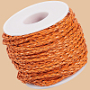 19M Braided Imitation Leather Cords LC-CL0001-02C-7