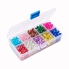 Baking Paint Crackle Glass Bead CCG-PH0002-6mm-02-5