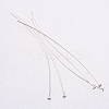925 Sterling Silver Flat Head Pins X-STER-K017-50mm-S-2