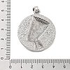 304 Stainless Steel Pendants STAS-S143-05A-3