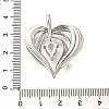 Brass Micro Pave Cubic Zirconia Pendants KK-B128-03P-3