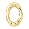Rack Plating Brass Springs Gate Rings KK-L224-090G-1