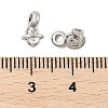 Brass Micro Pave Cubic Zirconia Pendants KK-U056-13P-3