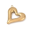 304 Stainless Steel Pendants STAS-S175-43G-G-2