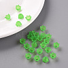 Transparent Acrylic Beads Caps X-PL543-9-7
