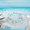 Natural Freshwater Shell Charms/Pendants SHEL-NB0001-03-5