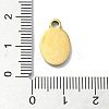 Ion Plating(IP) 304 Stainless Steel Pendants STAS-B058-15G-01-3
