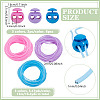 15M 3 Colors Hollow Pipe PVC Tubular Synthetic Rubber Cord RCOR-NB0001-04B-2