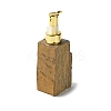 Raw Natural Tiger Eye Pump Press Bottles G-B131-02D-2