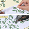 Polyester Flower Embroider Thread Iron on/Sew On Patches PATC-WH20017-19G-5