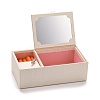 Hand Crank Musical Jewelry Cardboard Boxes CON-M008-02-5