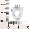 Alloy Rhinestone and Enamel Pendants PALLOY-T092-42P-03-3