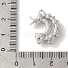Rack Plating Alloy Crystal Rhinestone Chandelier Component Links FIND-I039-052P-3
