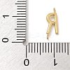 304 Stainless Steel Letter Connector Charms LS-STAS-M108-01G-18-3