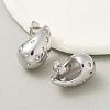 304 Stainless Steel Teardrop Stud Earrings EJEW-B108-05P-A-4
