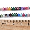 Dyed Natural Malaysia Jade Rondelle Beads Strands X-G-E316-2x4mm-55-2