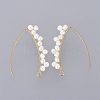PVD Vacuum Plating 304 Stainless Steel Earring Hooks EJEW-JE03759-2