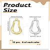12Pcs 2 Colors Rack Plating Alloy Pendants FIND-LP0005-10-2