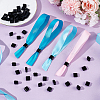 20Pcs POM Plastic Wristband Barbed Buckles KY-NB0001-78B-4